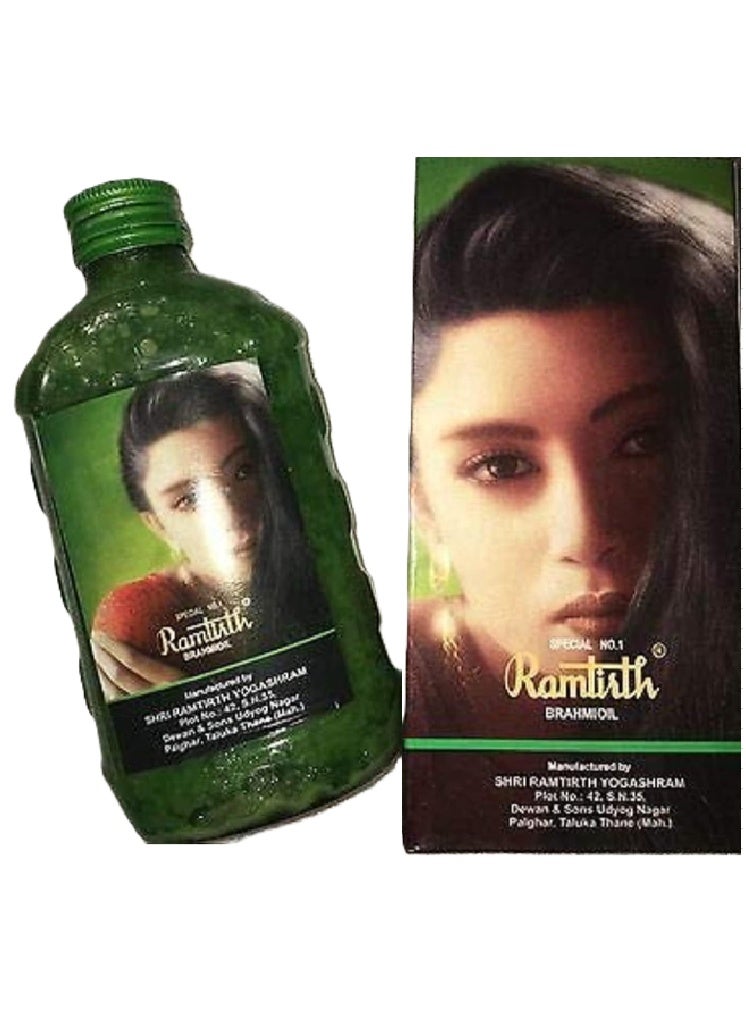 Ramtirth Brahmi Hair Oil 300ml – Herbal Oil for Hair & Scalp Care - Image 2
